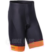 Bermuda Ciclismo Barbedo Stradda Preto Laranja Bermuda Ciclismo Barbedo Stradda Preto Laranja