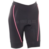 Bermuda Ciclismo Feminina Barbedo Pro Femme Forro Gel Preta e Rosa Bermuda Ciclismo Feminina Barbedo Pro Femme Forro Gel Preta e Rosa