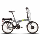 Bicicleta Elétrica Dobrável Sense Easy 3v Aro 20 2020 Cinza e Neon Bicicleta Elétrica Dobrável Sense Easy 3v Aro 20 2020 Cinza e Neon