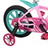 Bicicleta Infantil Aro 14 Nathor First Pro Rosa e Verde