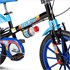 Bicicleta Infantil Aro 16 Nathor Tech Boys Preta e Azul