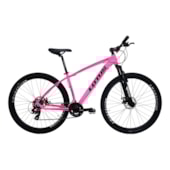 Bike Lotus Aluminium 21v Aro 29" 2020 Rosa e Preta Bike Lotus Aluminium 21v Aro 29" 2020 Rosa e Preta