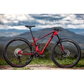 Bike Sense Carbon Invictus Pro Deore 12v Aro 29 2021/22 Vermelha Preta e Cinza