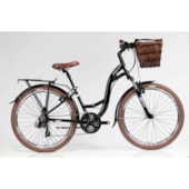 Bike Soul Flow One Aro 26 2018 Preta e Branca Bike Soul Flow One Aro 26 2018 Preta e Branca