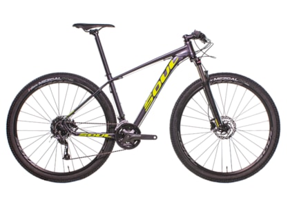 Bike Soul SL 229 Aro 29 Altus 27V 2020 Grafite e Amarela