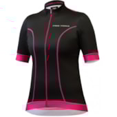 Camisa Ciclismo Feminina Free Force Vintage Preta Camisa Ciclismo Feminina Free Force Vintage Preta
