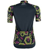 Camisa Ciclismo Feminina Marcio May Black Geometric