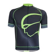 Camisa Ciclismo Mauro Ribeiro Authentic Preta e Verde Flúor