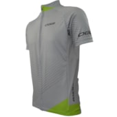 Camisa Ciclismo Oggi Veloce Cinza e Verde Camisa Ciclismo Oggi Veloce Cinza e Verde