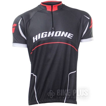Camisa Ciclismo Refactor High One Preta e Vermelha
