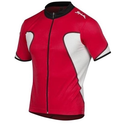 Camisa Ciclismo Spiuk Anatomic Vermelha Branca