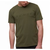 Camiseta Masculina Sense Logo Verde Militar