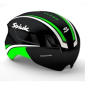 Capacete Bike Spiuk Obuss 2016 Preto e Verde Capacete Bike Spiuk Obuss 2016 Preto e Verde