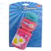 Caramanhola Infantil Flores KidZamo 300ml Rosa com Suporte Caramanhola Infantil Flores KidZamo 300ml Rosa com Suporte