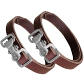 Firma PE Toe Straps DE Couro Brooks Marrom Firma PE Toe Straps DE Couro Brooks Marrom