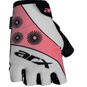 Luva Bike ARX Basic Lady Branca Rosa Luva Bike ARX Basic Lady Branca Rosa