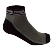 Meia Ciclismo Free Force Brief Preta Cinza Meia Ciclismo Free Force Brief Preta Cinza