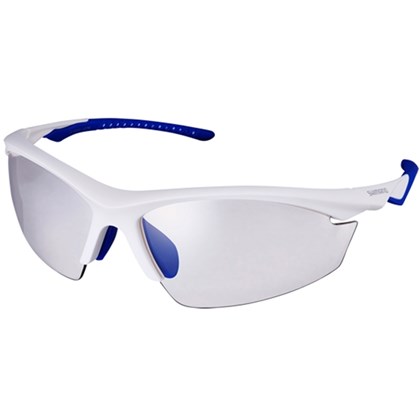 Óculos Ciclismo Shimano CE-EQX2-PH Branco Fosco Azul