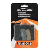 Pastilha de Freio Bike Alligator Para Freio Shimano 4 Pistões Semi Metálica Pastilha de Freio Bike Alligator Para Freio Shimano 4 Pistões Semi Metálica