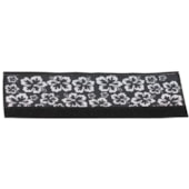 Protetor de Quadro Floral em Neoprene Preto Branco - P Protetor de Quadro Floral em Neoprene Preto Branco - P