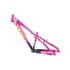 Quadro de Bike Freeride Alumínio Viking X Dirt Jump Tuff X25 Rosa e Azul aro 26