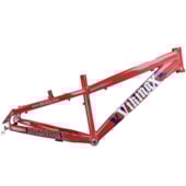 Quadro de Bike Freeride Alumínio Viking X Warrior Aero X29 aro 26" Vermelho Quadro de Bike Freeride Alumínio Viking X Warrior Aero X29 aro 26" Vermelho