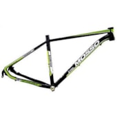 Quadro de Bike MTB Alumínio Mosso Rampage aro 29" Preto e Verde Quadro de Bike MTB Alumínio Mosso Rampage aro 29" Preto e Verde