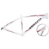 Quadro de Bike MTB Alumínio Venzo Talon aro 29" Branco Vermelho Quadro de Bike MTB Alumínio Venzo Talon aro 29" Branco Vermelho