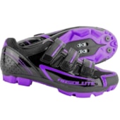 Sapatilha MTB Feminina Absolute Mia Preta e Roxa Sapatilha MTB Feminina Absolute Mia Preta e Roxa