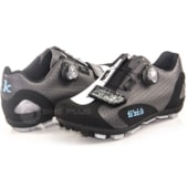 Sapatilha MTB feminina Fizik M5 Donna Boa Cinza Branca Sapatilha MTB feminina Fizik M5 Donna Boa Cinza Branca