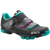 Sapatilha MTB Feminina Fizik M6 Donna Boa Preta e Verde Esmeralda Sapatilha MTB Feminina Fizik M6 Donna Boa Preta e Verde Esmeralda